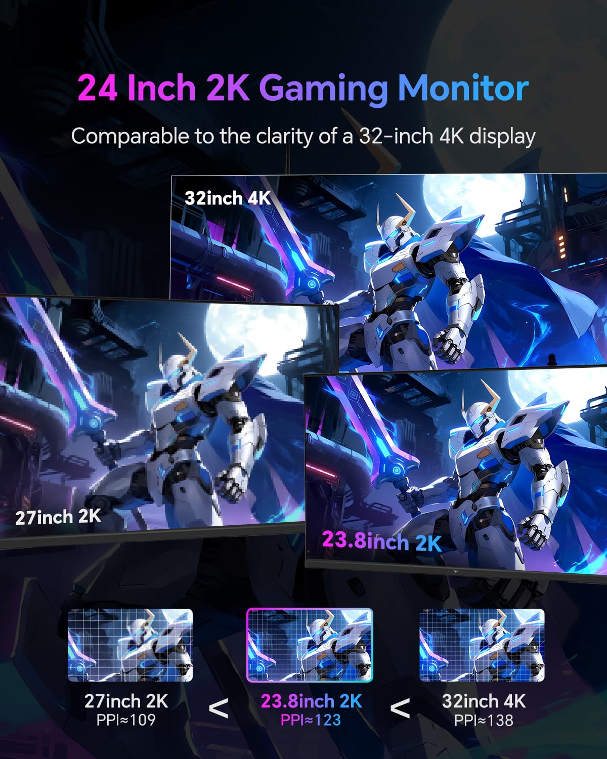 Amazon.co.jp: KTC 24インチ ゲーミングモニター 180Hz - 2K 1440P
